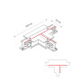 Изображение Соединитель Nowodvorski 8240 Ctls Recessed Power T Connector Left 2 T-l2 IP20 Bl ИМ Light-Deco 1 