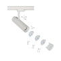 Изображение Трековый светильник Nowodvorski 8766 Ctls Milo LED 15W 3000K 1350Lm IP20 Wh ИМ Light-Deco 1 