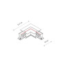 Изображение Соединитель Nowodvorski 8230 Ctls Recessed Power L Connector, Right IP20 Wh ИМ Light-Deco 1 