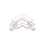 Изображение Соединитель Nowodvorski 8231 Ctls Recessed Power L Connector, Right IP20 Bl ИМ Light-Deco 2 