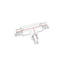 Изображение Соединитель Nowodvorski 8242 Ctls Power T Connector Right 1 T-r1 Bl ИМ Light-Deco 2 