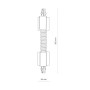Изображение Соединитель Nowodvorski 8676 Ctls Recessed Power Flex Connector IP20 Wh ИМ Light-Deco 3 