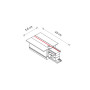 Изображение Соединитель Nowodvorski 8235 Соединитель Nowodvorski Ctls Recessed Power End Cap, Left IP20 Bl ИМ Light-Deco 1 