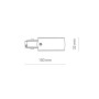 Изображение Соединитель Nowodvorski 8712 Ctls Power End Cap, Right Wh ИМ Light-Deco 2 