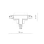 Изображение Соединитель Nowodvorski 8681 Ctls Recessed Power T Connector, Right 2 T-r2 IP20 Wh ИМ Light-Deco 3 