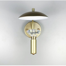 Ніжне бра в золотистому корпусі з кришталевими елементами Light House LNF-1166_1827