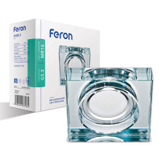 Встроенный светильник Feron 8180-2 под лампу прозрачный