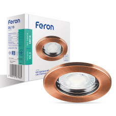 Світильник точковий вбудований Feron DL10 антична мідь