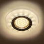 Изображение Встроенный светильник Feron 8989-2 под лампу с подсветкой серебро ИМ Light-Deco 1 