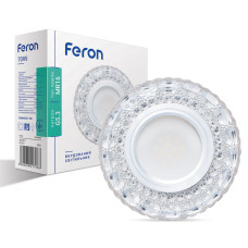 Світильник точковий вбудований Feron 7095 з LED підсвічуванням білий