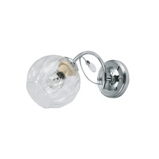 Светильник настенный Бра шар Light House SRS-20679/1W Chrome хром, плафон прозрачный