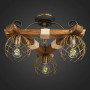 Изображение Люстра деревянная Light House DL-13008 на три лампы ИМ Light-Deco 
