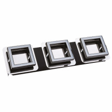 Світильник точковий стельовий світлодіодний HOROZ ELECTRIC "LIKYA-3" 3*5W, 4000K (нейтральне світло) хром