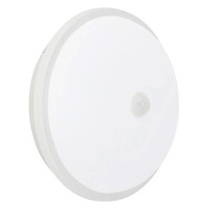 Світильник накладний світлодіодний з датчиком руху HOROZ ELECTRIC "BOLKAR-20" 20W, 6400К LED (денне світло), білий