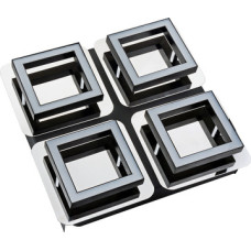 Світильник точковий стельовий світлодіодний HOROZ ELECTRIC "LIKYA-4" 4*5W, 4000K (нейтральне світло) хром