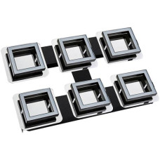 Світильник точковий світлодіодний стельовий HOROZ ELECTRIC "LIKYA-6" 6*5W, 4000K (нейтральне світло) хром