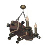 Зображення Люстра підвісна дерев'яна свічки Light House LPR-20103/4P колір коричневий ИМ Light-Deco 