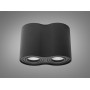 Зображення Накладний подвійний спот MR16 220В IP20 чорний ИМ Light-Deco 