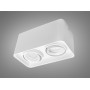 Зображення Накладний точковий світильник білий здвоєний MR16 ИМ Light-Deco 