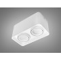 Зображення Накладний точковий світильник білий здвоєний MR16 ИМ Light-Deco 2 