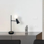 Зображення Чорна лампа з білим плафоном на два джерела світла ИМ Light-Deco 5 