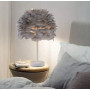 Зображення Настільний світильник з сірим пірʼям ИМ Light-Deco 7 