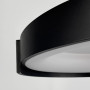 Изображение Стельовий LED-світильник у чорному корпусі на три режими Ø50х12 см ИМ Light-Deco 1 