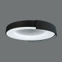 Изображение Стельовий LED-світильник у чорному корпусі на три режими Ø62х12 см ИМ Light-Deco 1 