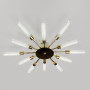Изображение Стельова золота люстра у формі сонячних променів на 12 плафонів G9 Ø 69х8 см ИМ Light-Deco 