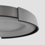 Изображение Стельовий LED-світильник у сірому корпусі на три режими Ø62х12 см ИМ Light-Deco 4 