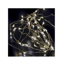 Гірлянда 10м, білий тепле світло, 100 micro led, зовнішня