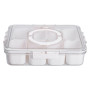 Изображение Контейнер для еды с 8 отсеками 31х24х7 см судок для еды пластиковый 2.5 л Белый HP-27-3 ИМ Light-Deco 4 
