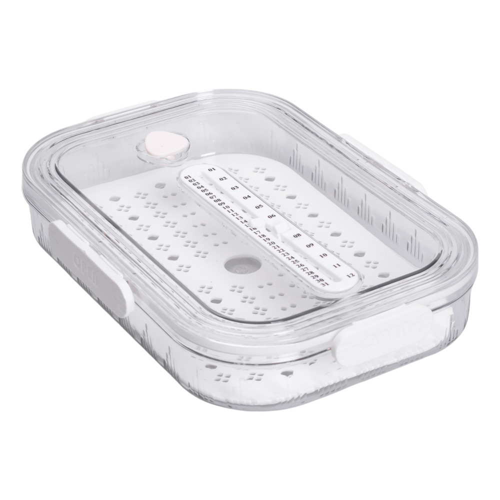 Зображення Контейнер для еды пластиковый 32.5х22.5х6 Белый HP-27-6 ИМ Light-Deco 4 