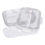 Зображення Контейнер для еды пластиковый 32.5х22.5х6 Белый HP-27-6 ИМ Light-Deco 8 