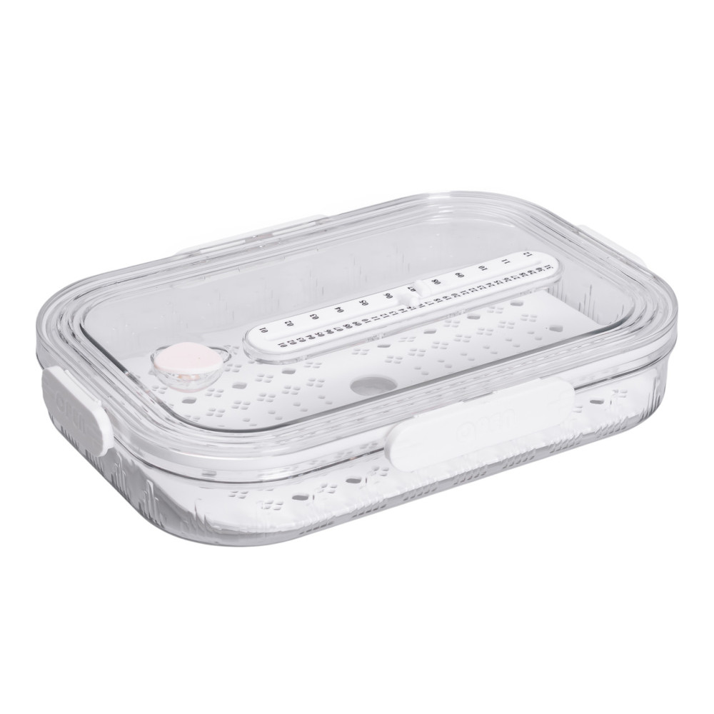 Зображення Контейнер для еды пластиковый 32.5х22.5х6 Белый HP-27-6 ИМ Light-Deco 