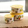 Зображення Контейнеры для еды фарфоровые Lemon 9,5/13/15 см Yiwu TS-3P-1 ИМ Light-Deco 1 