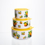 Зображення Контейнеры для еды фарфоровые Lemon 9,5/13/15 см Yiwu TS-3P-1 ИМ Light-Deco 2 