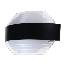 Світильник настінний світлодіодний вуличний Бра HOROZ ELECTRIC LED "SPARTA-2" 12W чорний