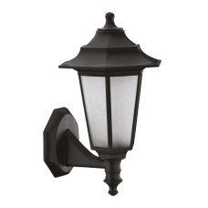 Світильник фасадний HOROZ ELECTRIC "BEGONYA-2" (Е27, чорний) настінний