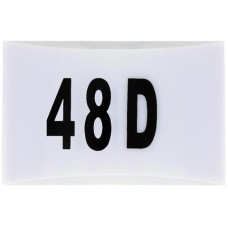 Світильник фасадний-вказівник номера будинку світлодіодний Horoz Electric "ARENA" білий