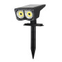 Зображення Світильник ґрунтовий світлодіодний LED Horoz Electric "OZMO" на сонячній батареї чорний  ИМ Light-Deco 