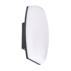 Світильник настінний фасадний світлодіодний HOROZ ELECTRIC "OPERA-10" 10W LED 4200K (нейтральне світло) чорний