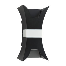 Світильник настінний фасадний світлодіодний HOROZ ELECTRIC "VIPER" 17W LED 4200K (нейтральне світло) чорний