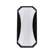 Світильник настінний фасадний світлодіодний HOROZ ELECTRIC "BLADE" 24W LED 4200K (нейтральне світло) чорний