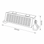 Зображення Фасадный светодиодный светильник на солнечной батарее Horoz Electric MOLECUL-4 4W 4200K IP65 ИМ Light-Deco 1 