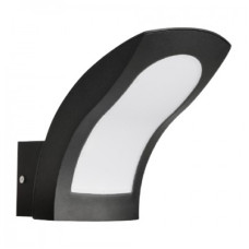 Світильник настінний фасадний світлодіодний HOROZ ELECTRIC "SUPERB" 15W LED 4200K (нейтральне світло) чорний