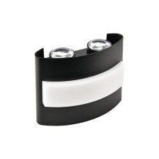 Світильник світлодіодний фасадний Horoz Electric NEUTRON-7 7W настінний чорний