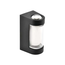 Світильник настінний фасадний світлодіодний HOROZ ELECTRIC "VECTOR-6" 6W LED 4200K (нейтральне світло) чорний