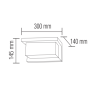 Изображение Светильник фасадний LED "PALACE" 20W настенный ИМ Light-Deco 1 