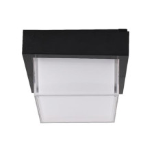 Світильник настінний фасадний світлодіодний HOROZ ELECTRIC "SUGA-12/SO" 12W LED 4200K (нейтральне світло) чорний